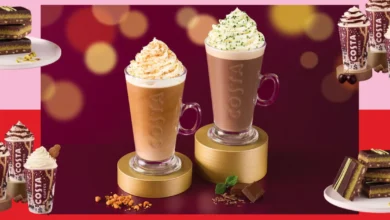 Costa Christmas menu 2025