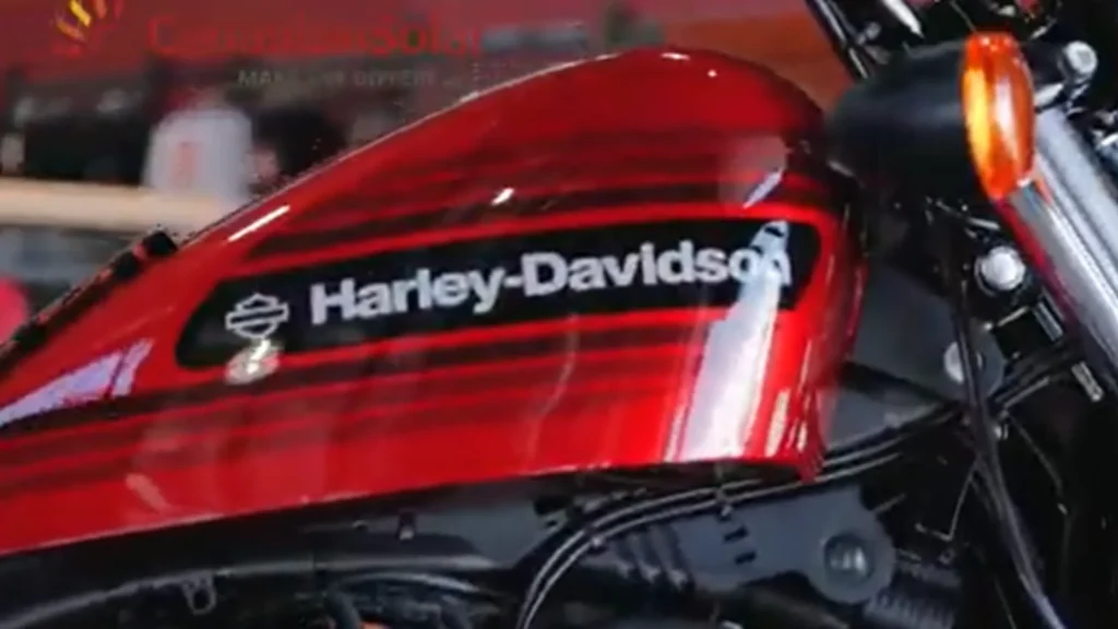 Solar-Powered Harley Davidson Motorcycle