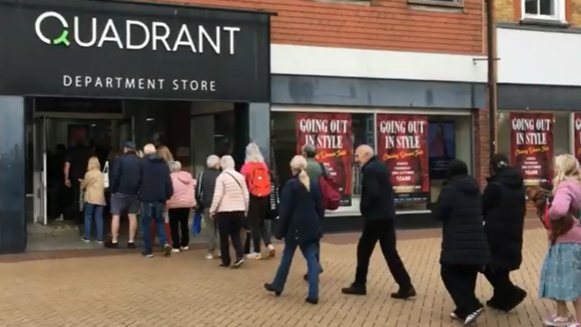 quadrant department stores closure